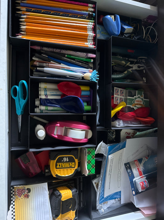 3D Printed Kitchen Drawer Organization